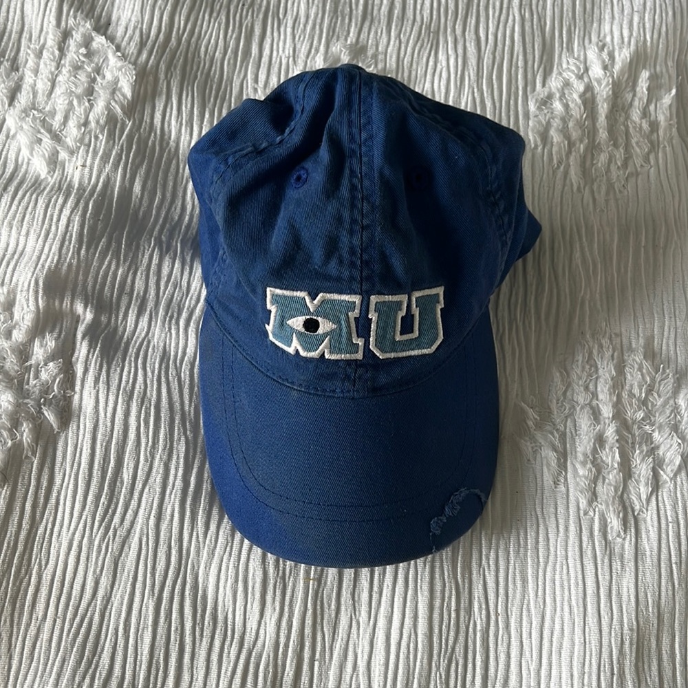 DisneyParks Exclusive - Monsters University Baseball Cap Adult Size Blue